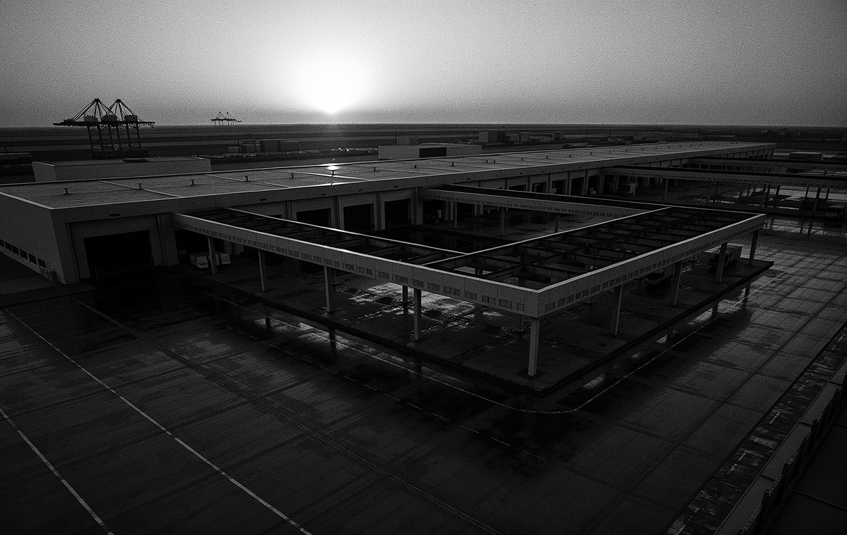Industrielle Logistik-Infrastruktur